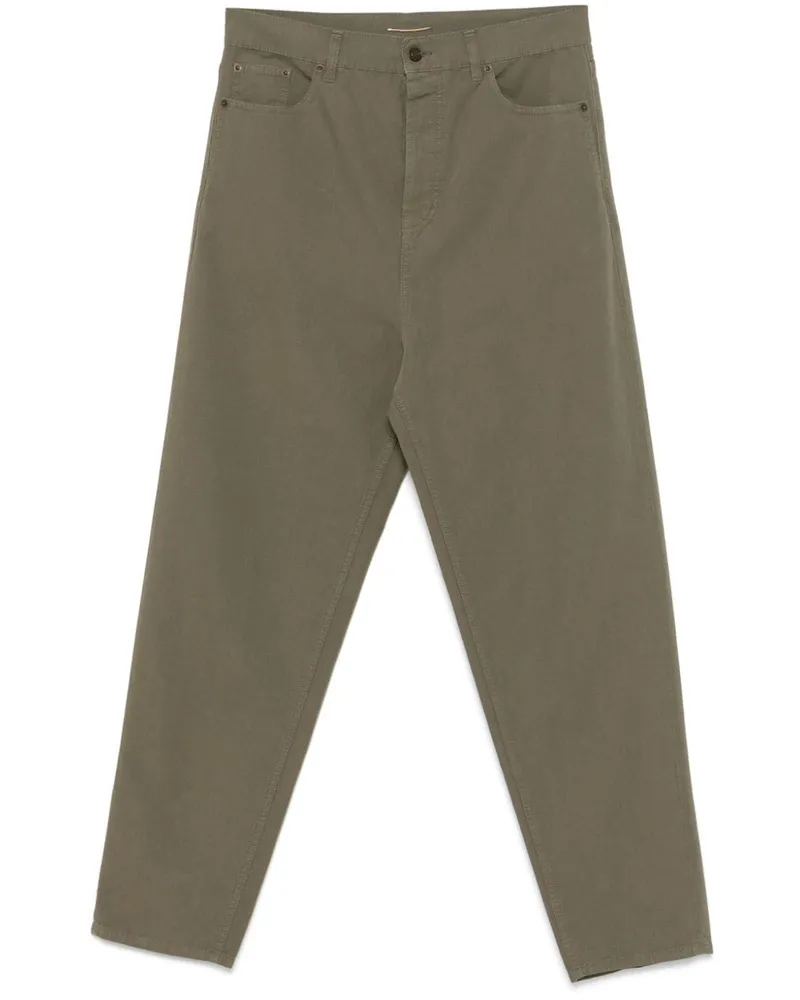 Saint Laurent Tapered-Jeans - Grün Grün