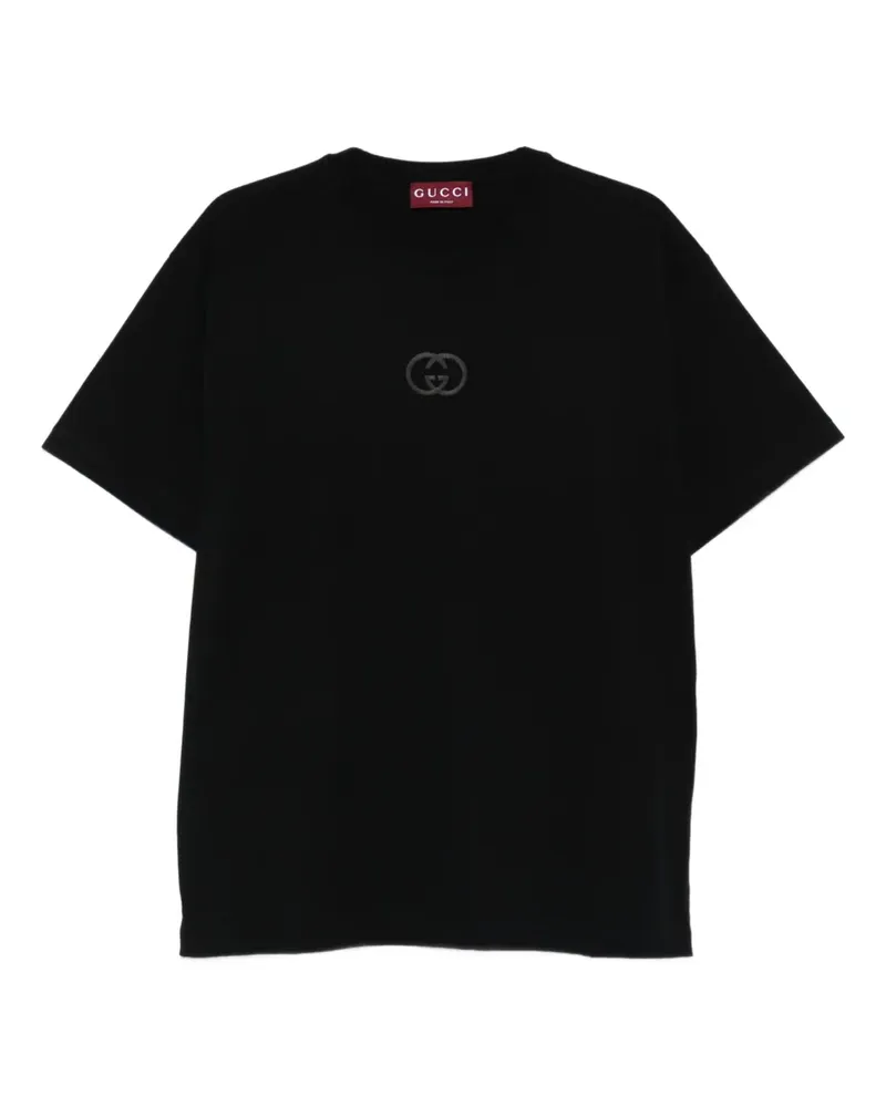 Gucci T-Shirt mit Logo - Schwarz Schwarz