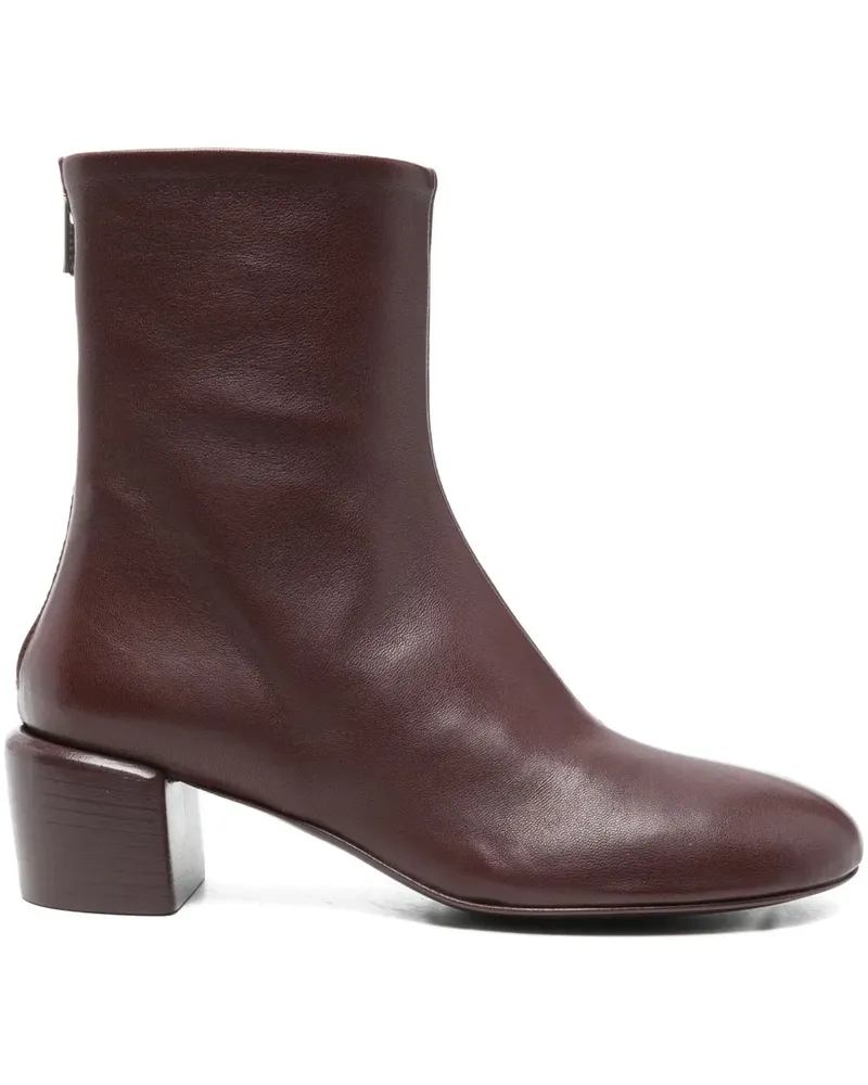 Officine Creative Italia Stiefel mit Blockabsatz und Reißverschluss - Rot Rot