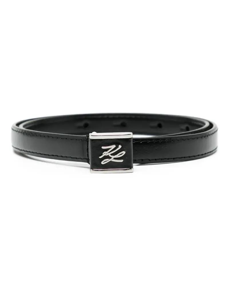 Karl Lagerfeld Kautograpgh belt - Schwarz Schwarz