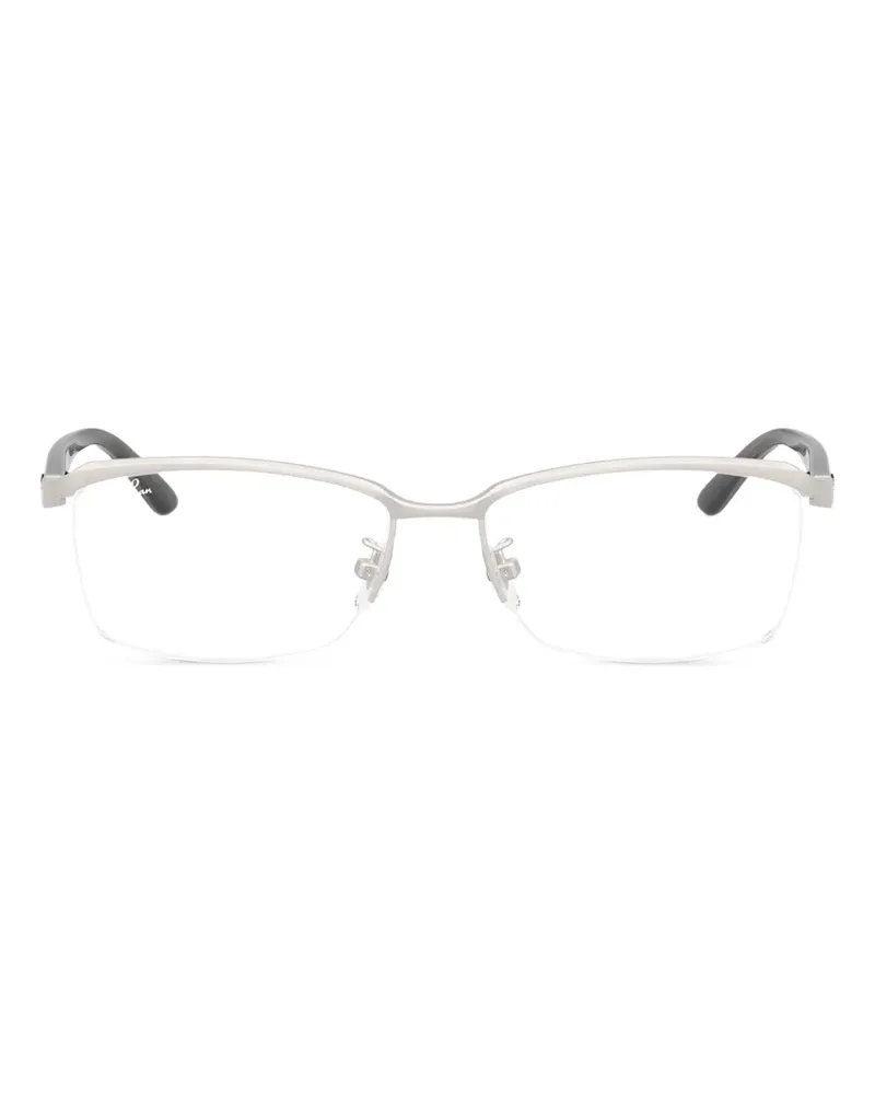 Ray Ban Brille mit eckigem Gestell - Silber Silber