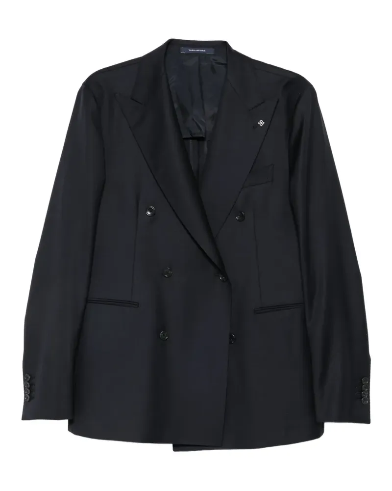 Tagliatore double-breasted peak-lapel suit - Blau Blau