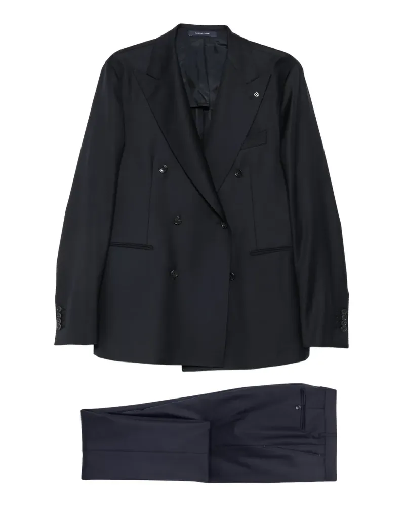 Tagliatore Doppelreihiger Anzug - Blau Blau