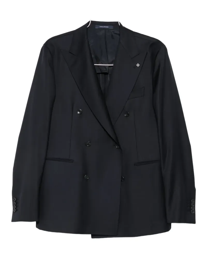 Tagliatore double-breasted peak-lapel suit - Blau Blau
