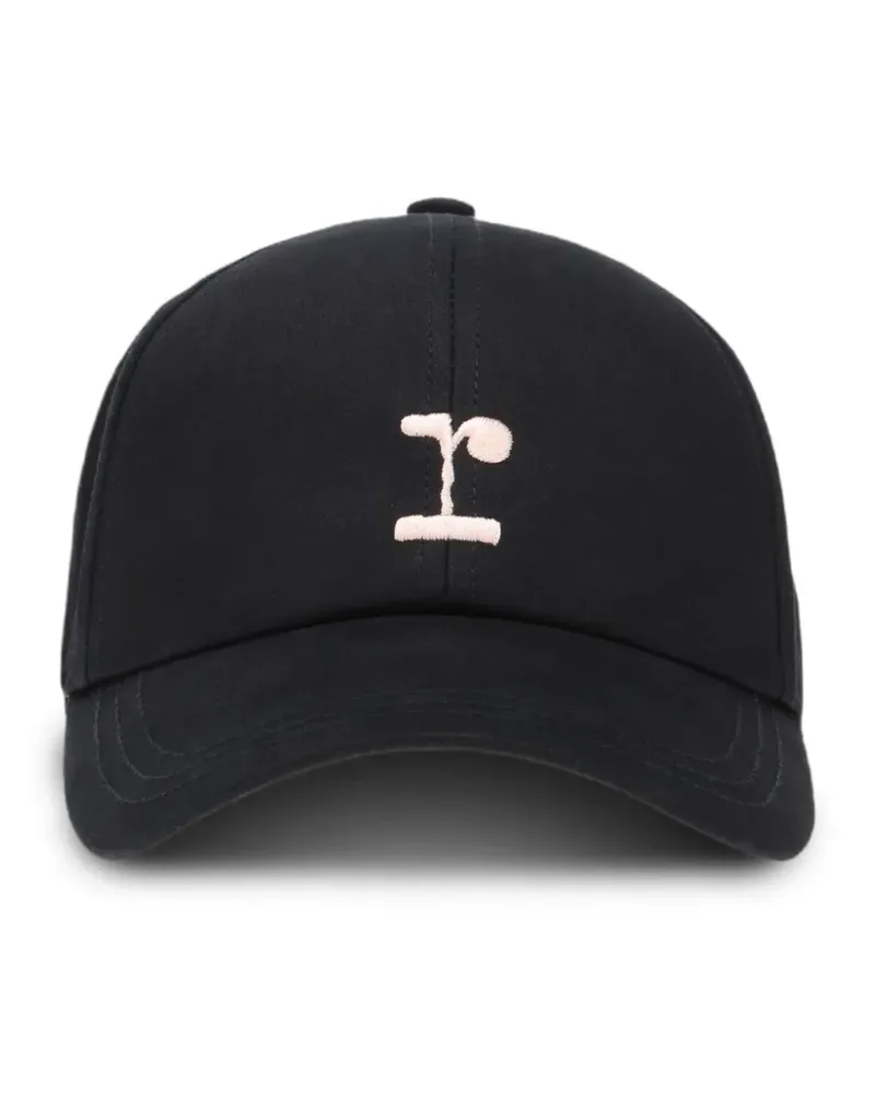 Repetto Baseballkappe mit Logo-Stickerei - Schwarz Schwarz
