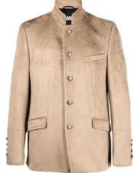 Karl Lagerfeld Glory Jacke aus Faux-Wildleder Nude