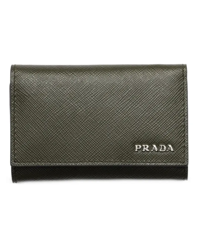 Prada Schlüsseletui aus Saffiano-Leder - Grün Grün