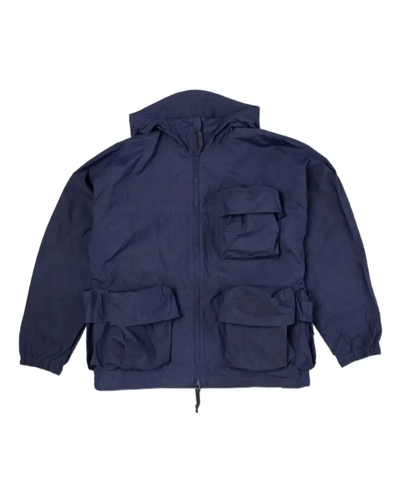 Snow Peak multi-pocket parka - Blau Blau