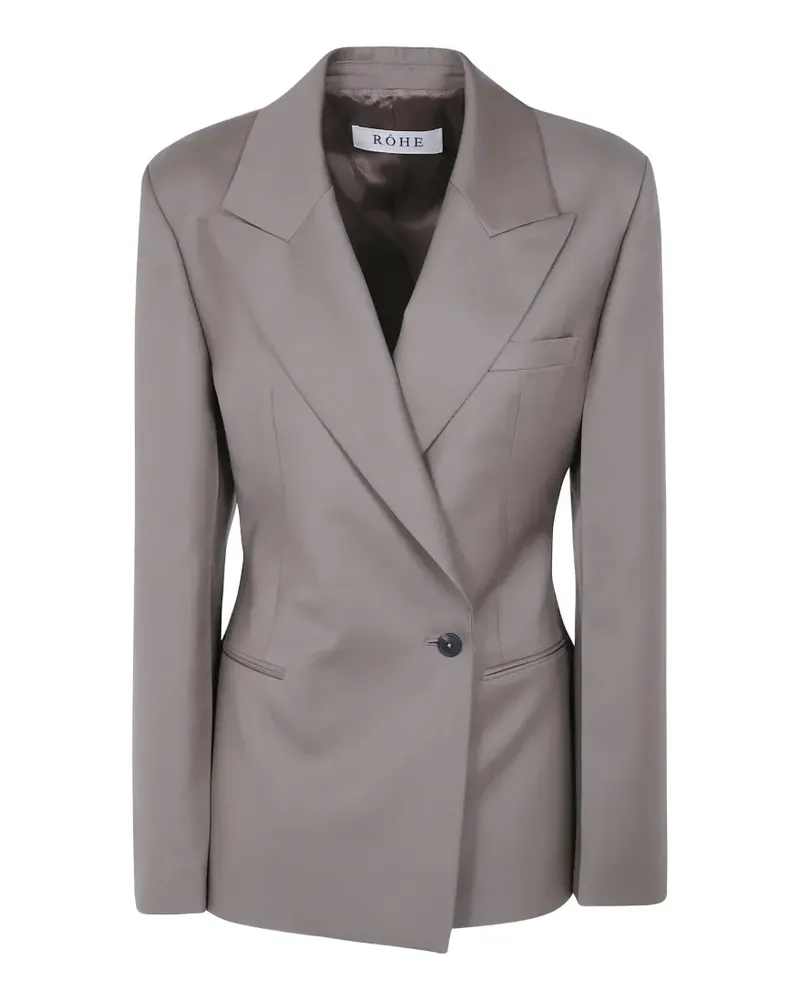 Róhe peak-lapels single-breasted blazer - Grau Grau