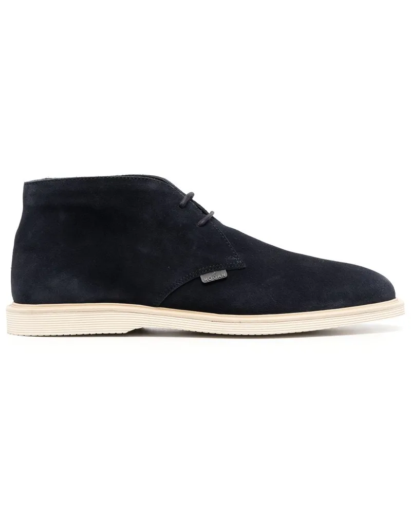 Hogan Desert-Boots aus Wildleder - Blau Blau