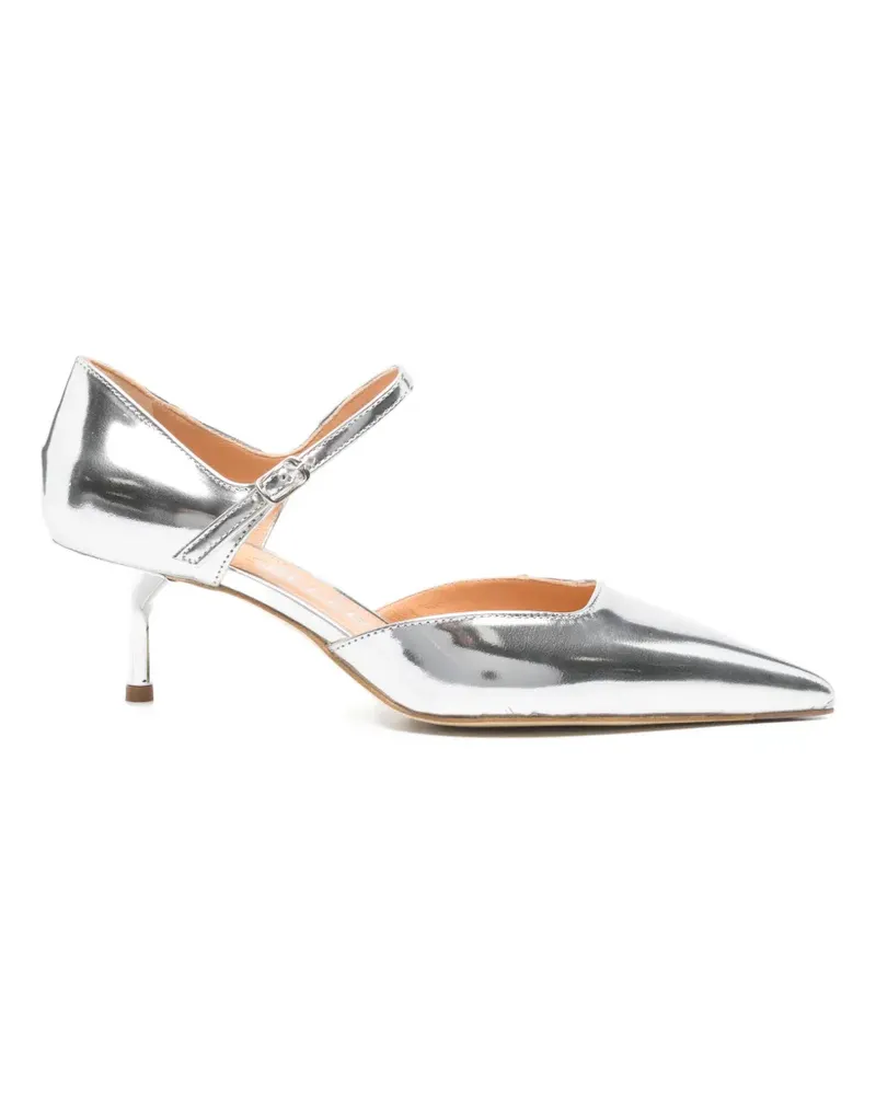 The Seller leather pumps - Silber Silber