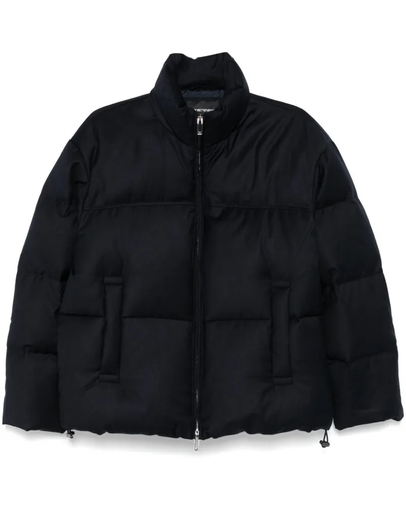 Emporio Armani Jacke mit Stehkragen - Blau Blau