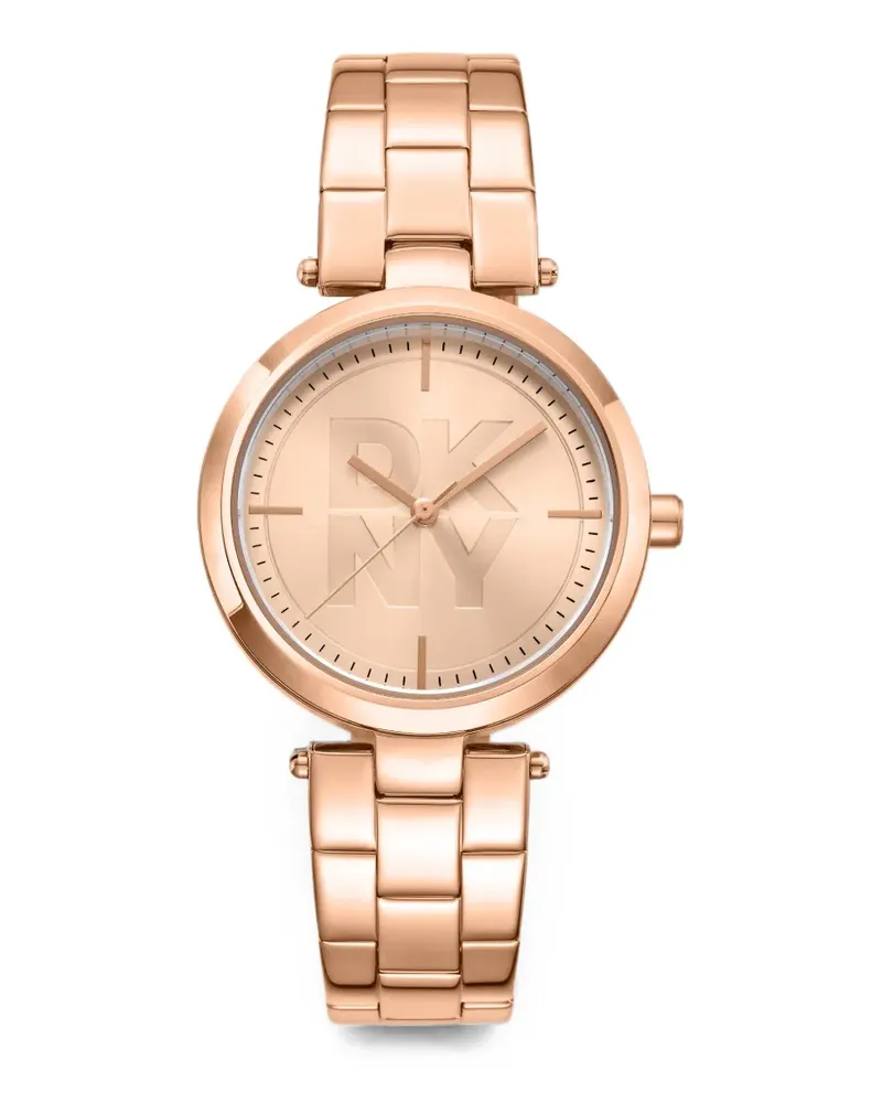 DKNY Armbanduhr mit Logo-Detail 32mm - Rosa Rosa