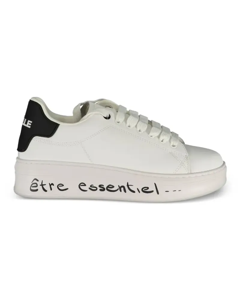 Gaëlle Bonheur Sneakers mit Plateausohle - Weiß Weiß