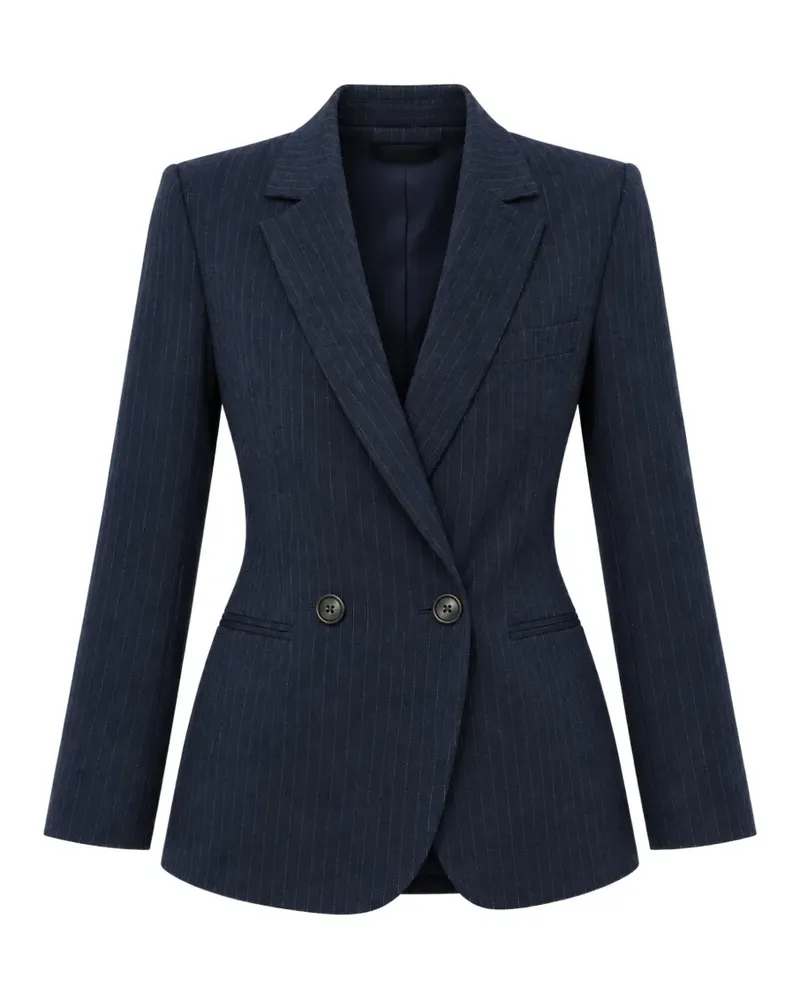 Kocca pinstripe-pattern blazer - Blau Blau