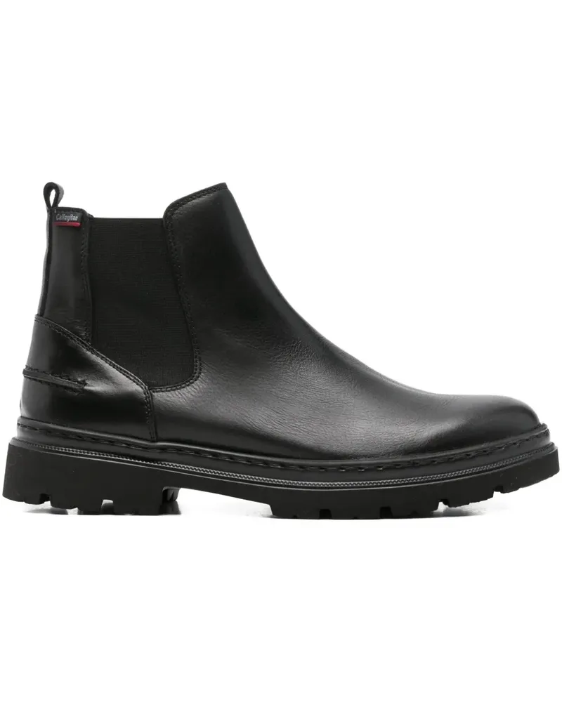 CallagHan Klassische Chelsea-Boots - Schwarz Schwarz
