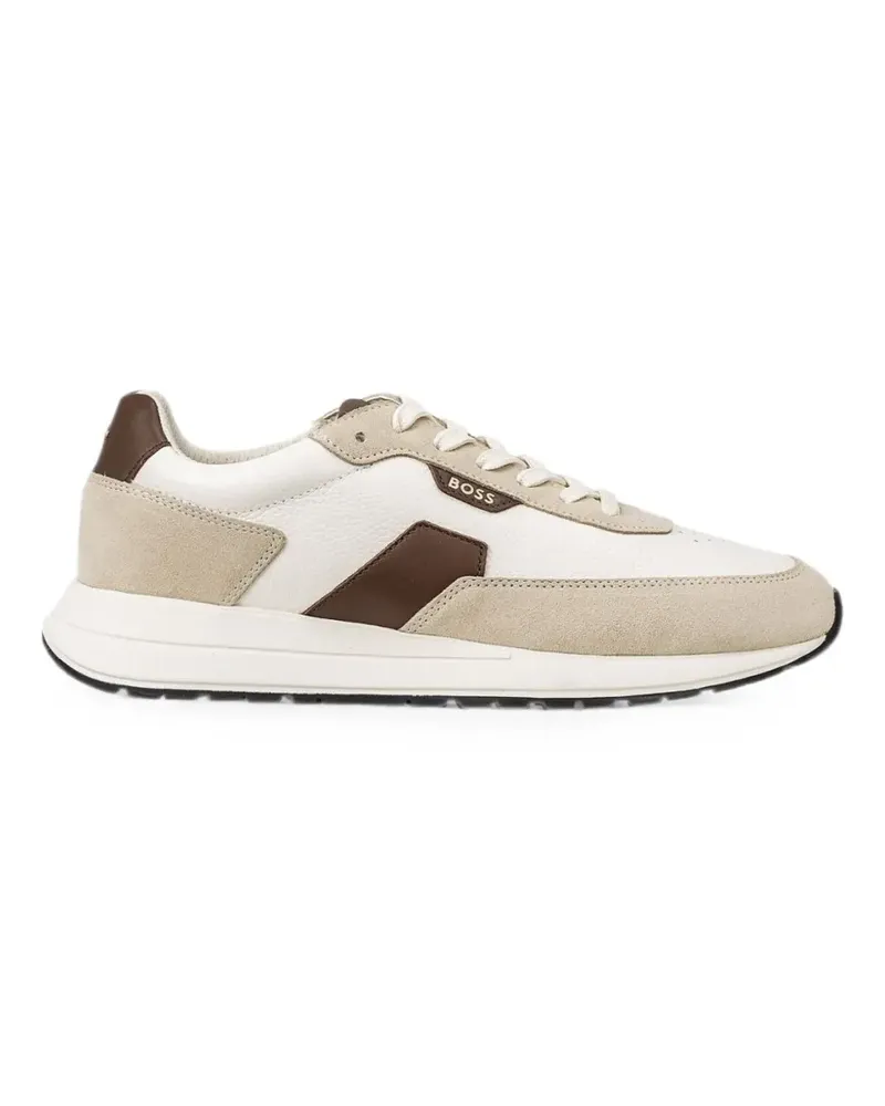 HUGO BOSS Sneakers mit Kontrasteinsatz - Nude Nude