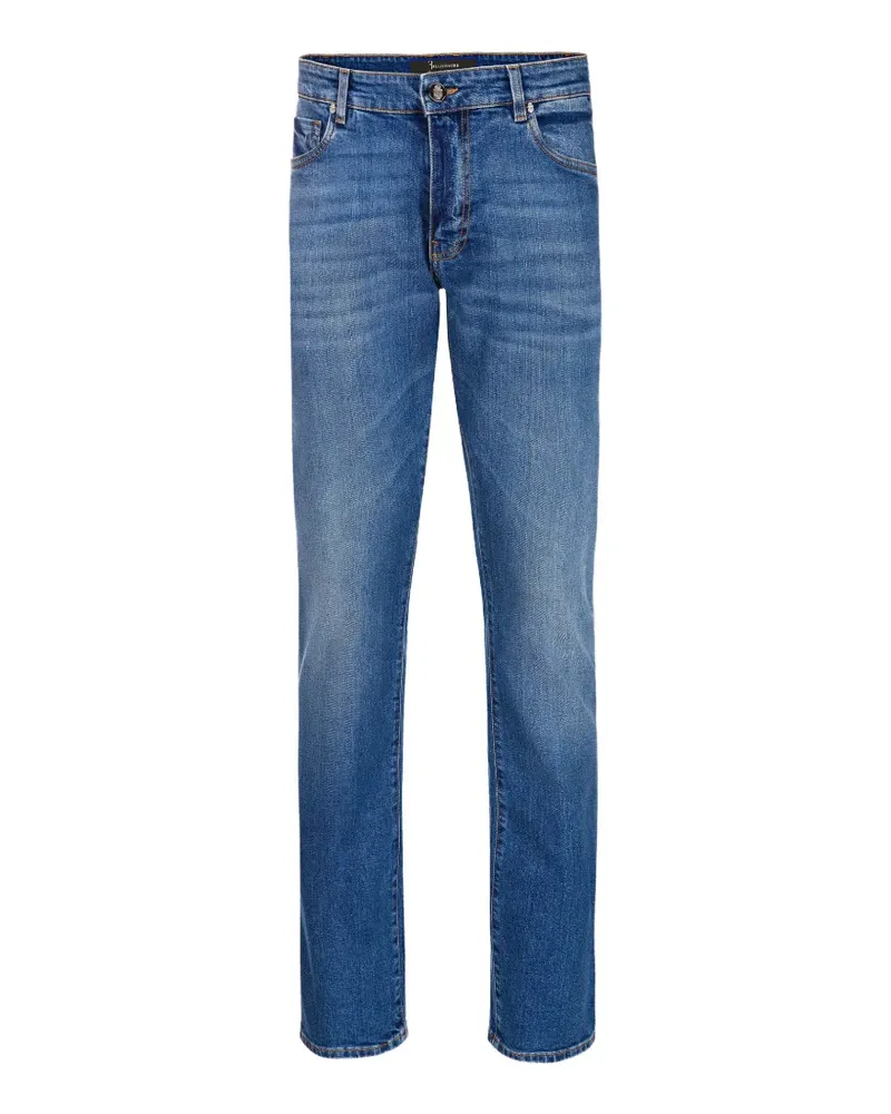 Billionaire Gerade Jeans mit Stickerei - Blau Blau