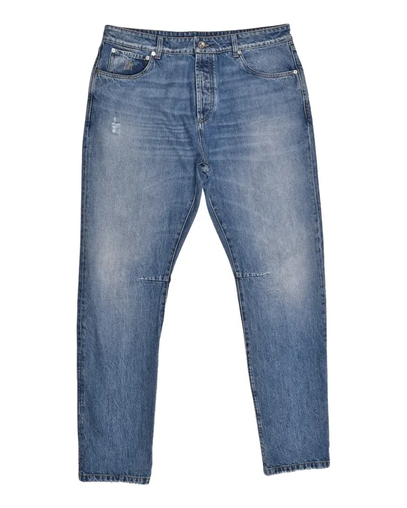 Brunello Cucinelli Leisure Fit Jeans - Blau Blau