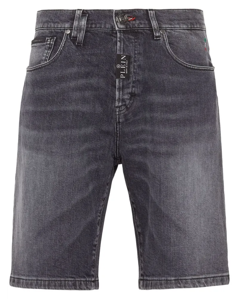 Philipp Plein Tief sitzende Formentera Jeans-Shorts - Grau Grau