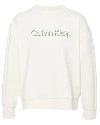 Calvin Klein Sweatshirt mit Logo-Prägung Nude