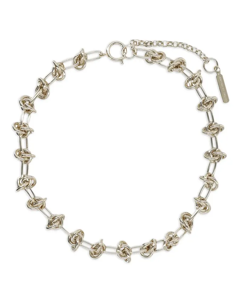 Justine Clenquet Daria knot-detail necklace - Gold Gold