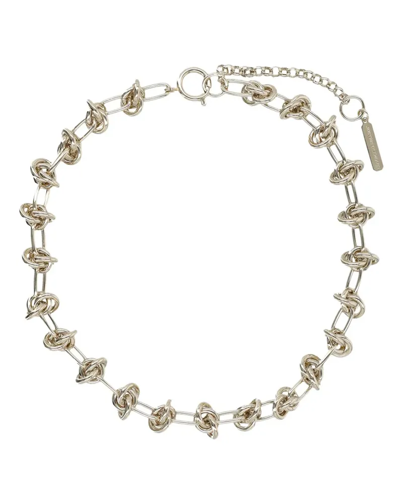 Justine Clenquet Daria knot-detail necklace - Gold Gold