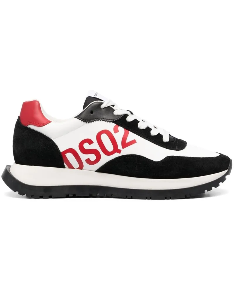 Dsquared2 Sneakers mit Logo-Print - Weiß Weiß