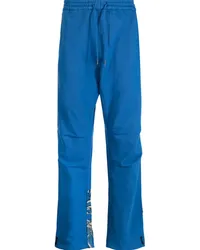 maharishi Hose mit Drachen-Print Blau