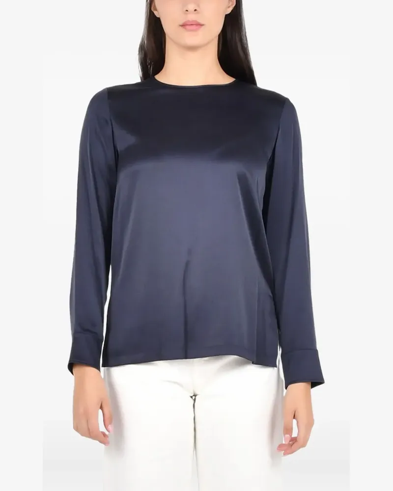 Max Mara Lodi silk blouse - Blau Blau