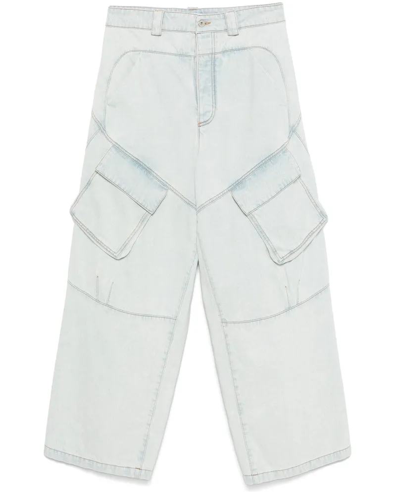 Marcelo Burlon | County of Milan Weite Cargo-Jeans - Blau Blau