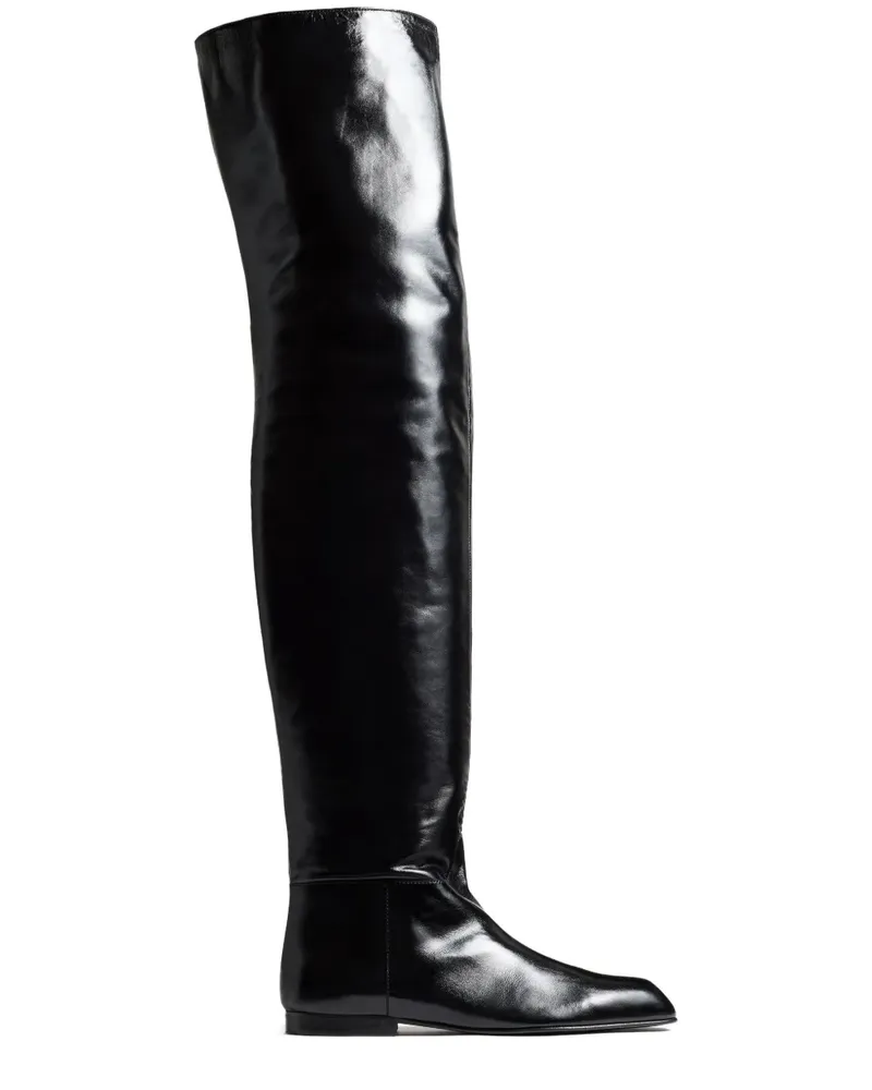 KHAITE Colt Overknee-Stiefel - Schwarz Schwarz