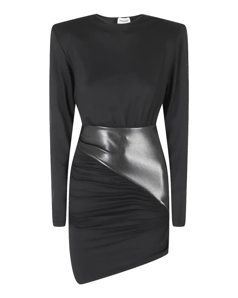 ANDAMANE Ursula ruched mini dress - Schwarz Schwarz
