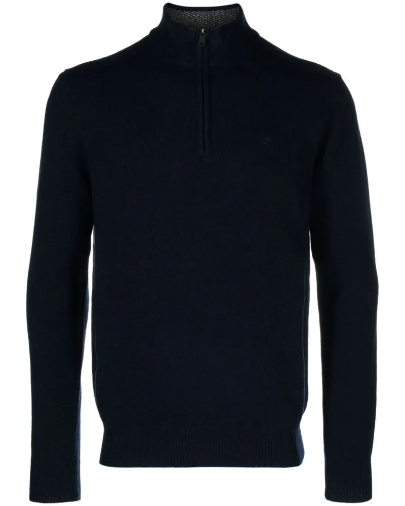 Hackett Cardigan mit Logo-Stickerei - Blau Blau