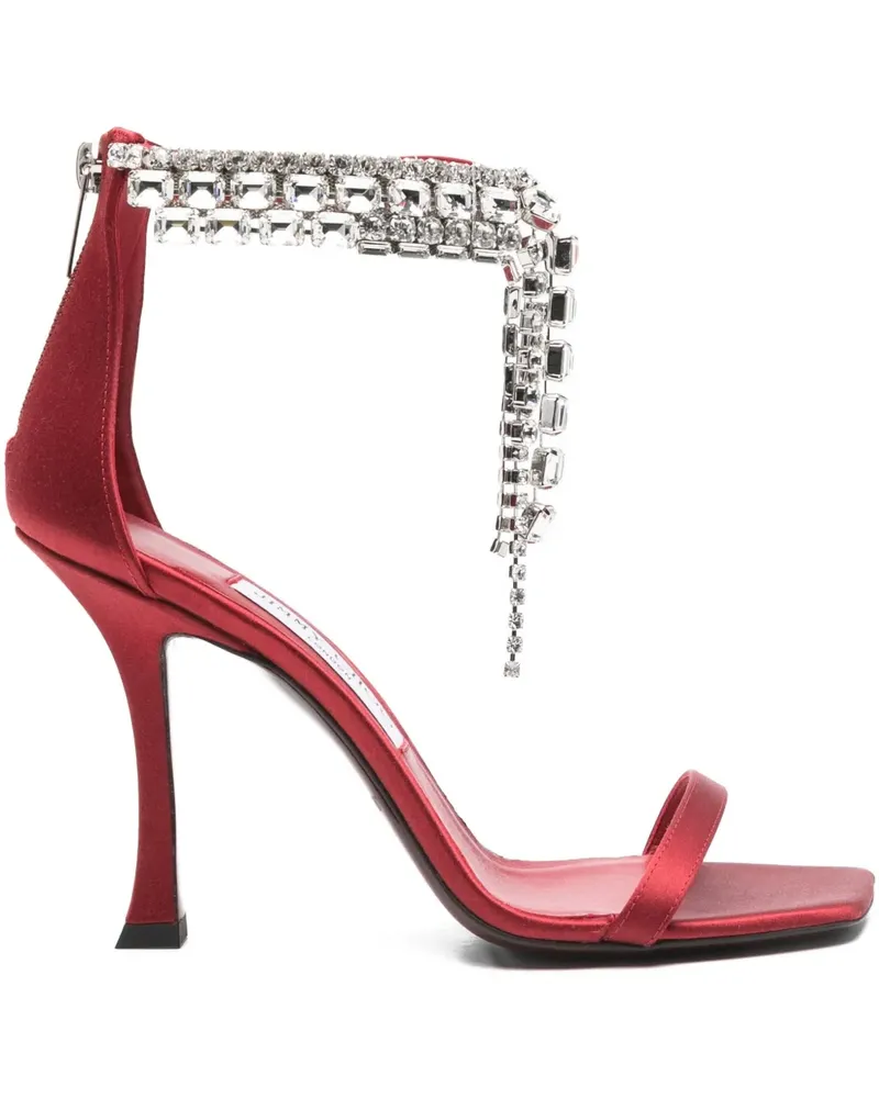 Jimmy Choo Verity Sandalen mit Kristallen 100mm - Rosa Rosa
