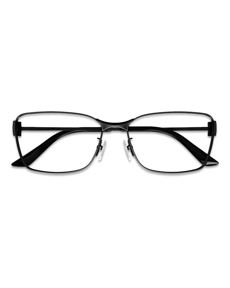 Balenciaga Eckige Sonnenbrille mit BB - Schwarz Schwarz