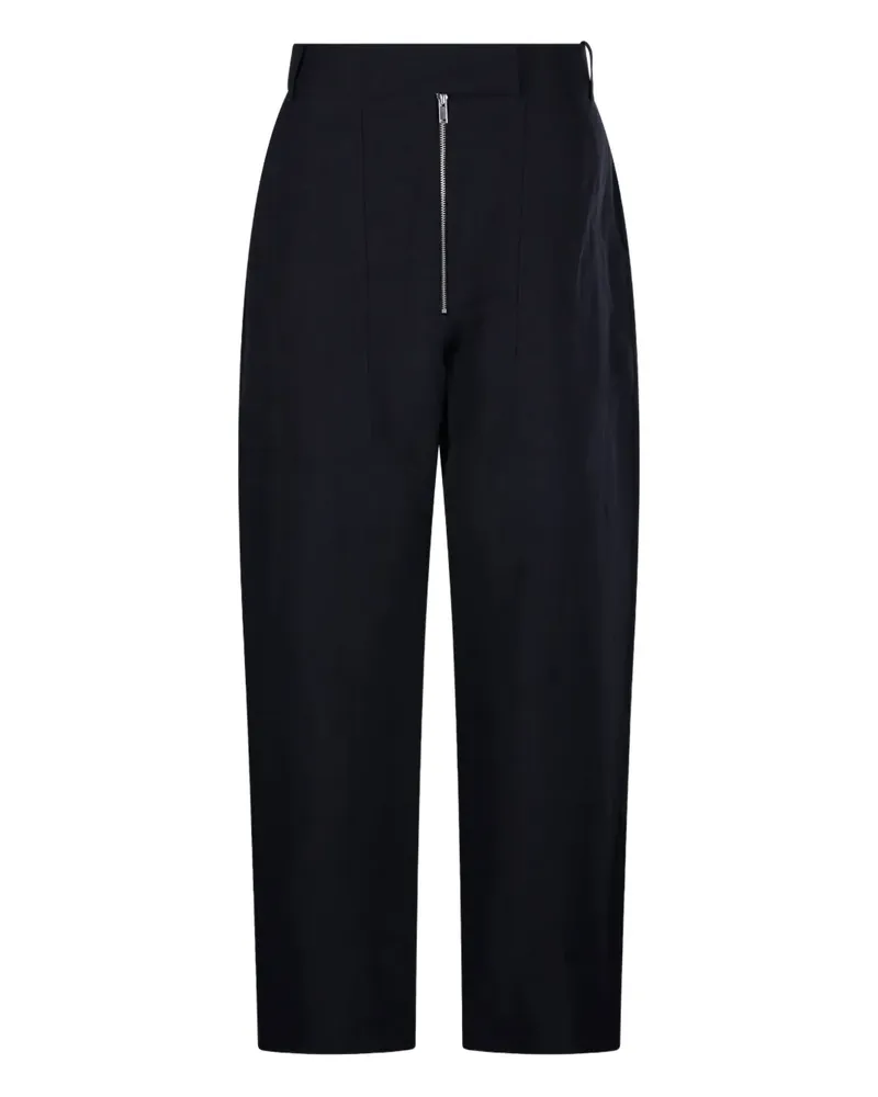 Studio Nicholson Hose aus Woll-Leinengemisch - Blau Blau