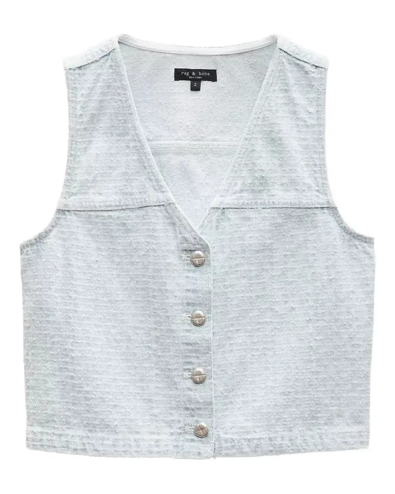 Rag & Bone Juliana denim vest - Blau Blau