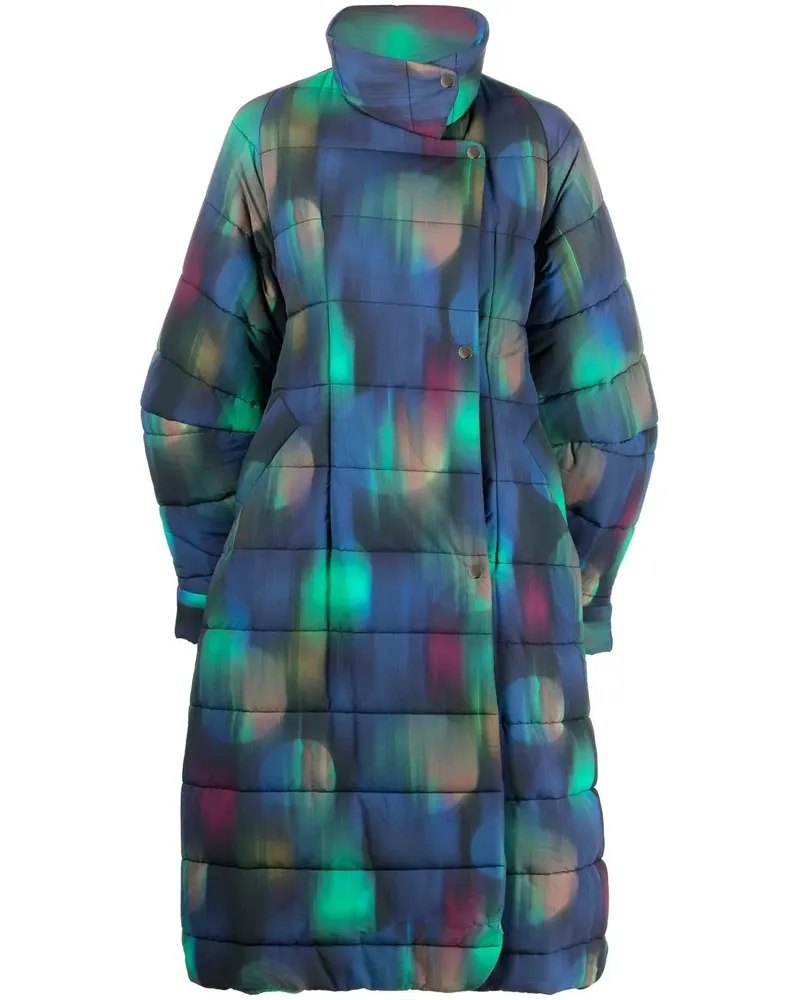 Henrik Vibskov Mantel im Oversized-Look - Blau Blau