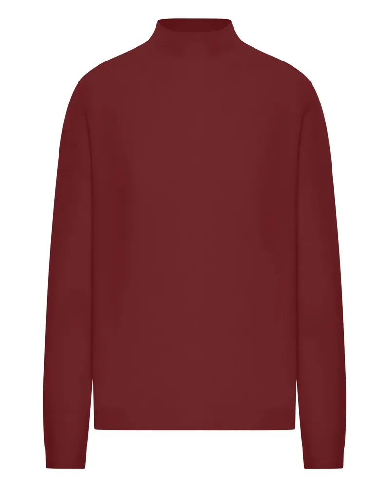Max Mara Pullover mit Stehkragen - Rot Rot