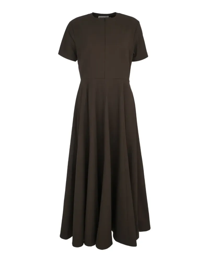 BOUGUESSA Serena short-sleeve dress - Braun Braun