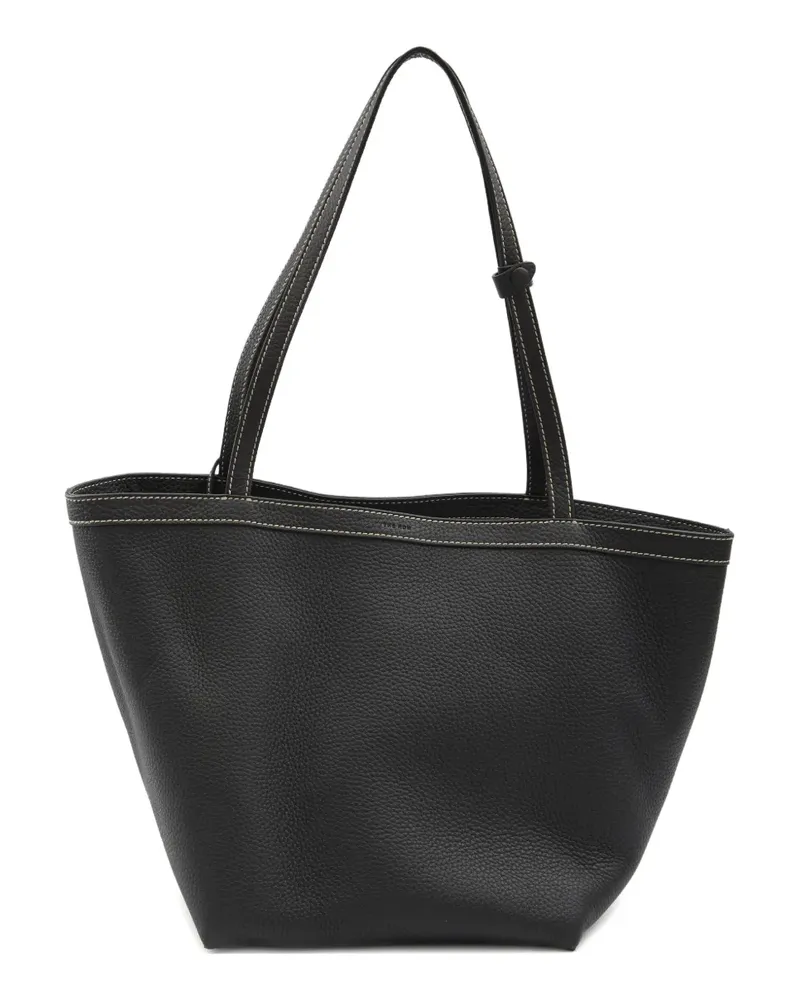 The Row Park Three Stitch tote bag - Schwarz Schwarz