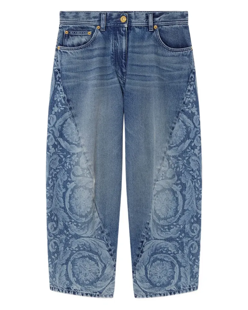 Versace Jeans mit Barocco-Muster - Blau Blau