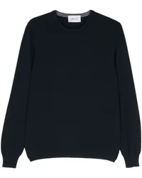 D4.0 Klassischer Kaschmirpullover Blau