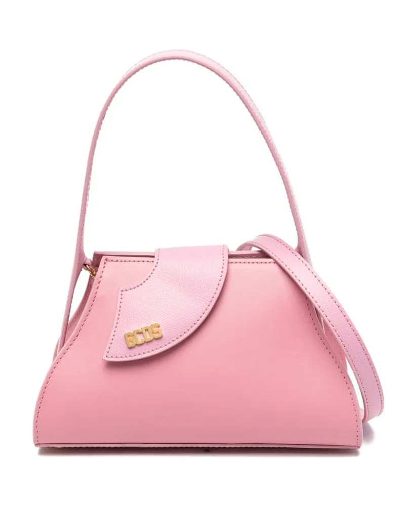 GCDS Kleine Tasche mit Logo-Schild - Rosa Rosa
