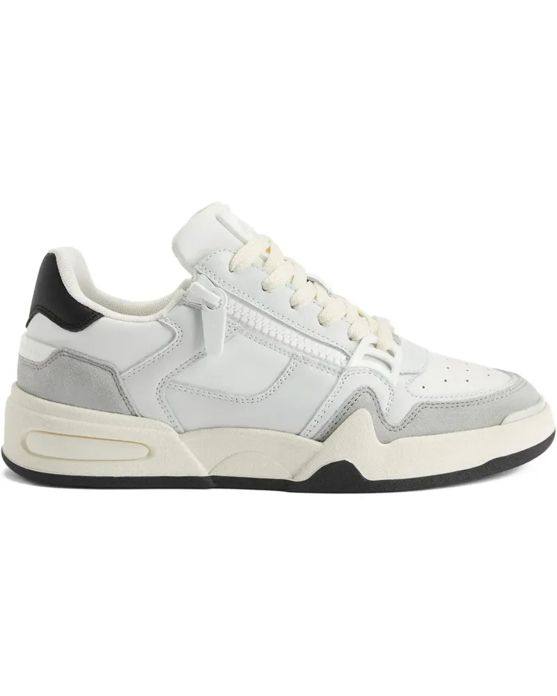 Giuseppe Zanotti Sneakers mit Reißverschlussdetail - Weiß Weiß
