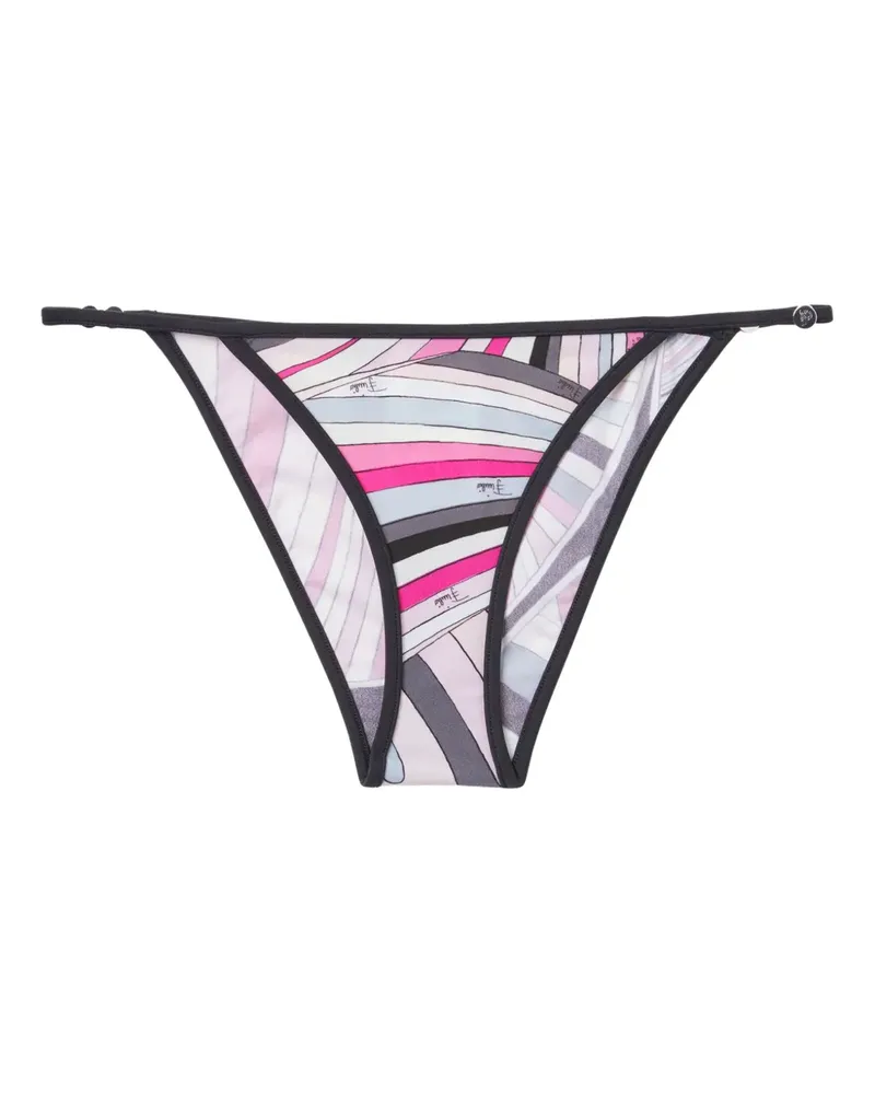 Emilio Pucci Bikinihöschen mit Iride-Print - Rosa Rosa