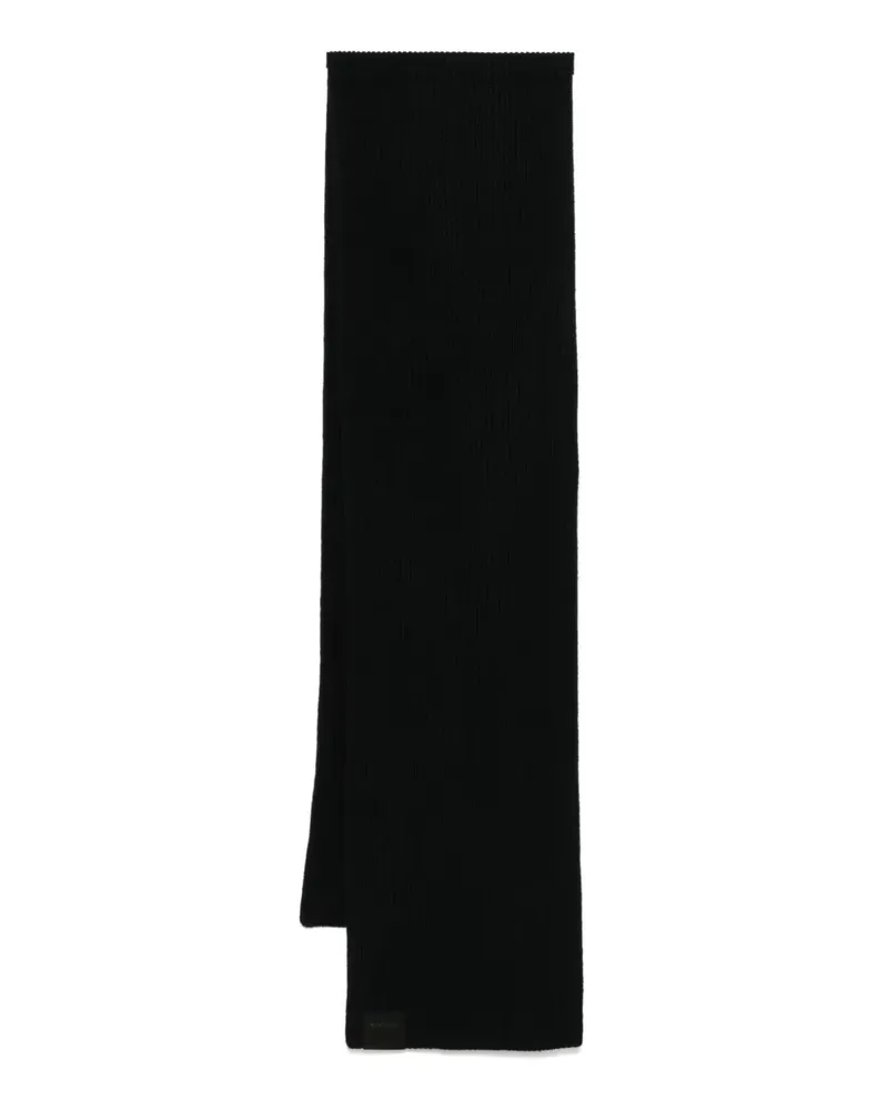 Tom Ford Gerippter Schal - Schwarz Schwarz