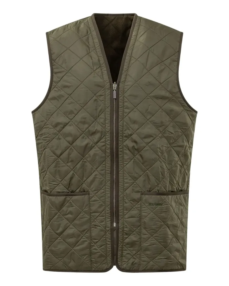 Barbour Polarquilt Weste mit Reißverschluss - Grün Grün