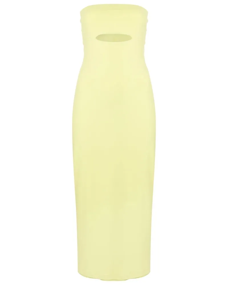 Gloria Coelho Schulterfreies Maxikleid - Grün Grün